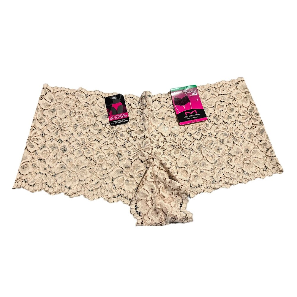 Maidenform Women's Luxurious Lace Boyshort - L/7